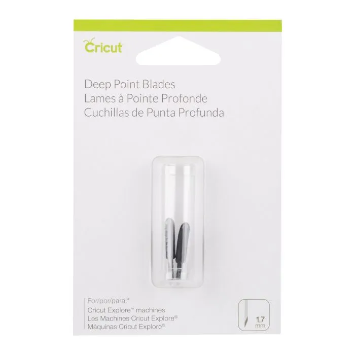 Cricut Explore/Maker Deep-Point Replacement Blades 2-pack