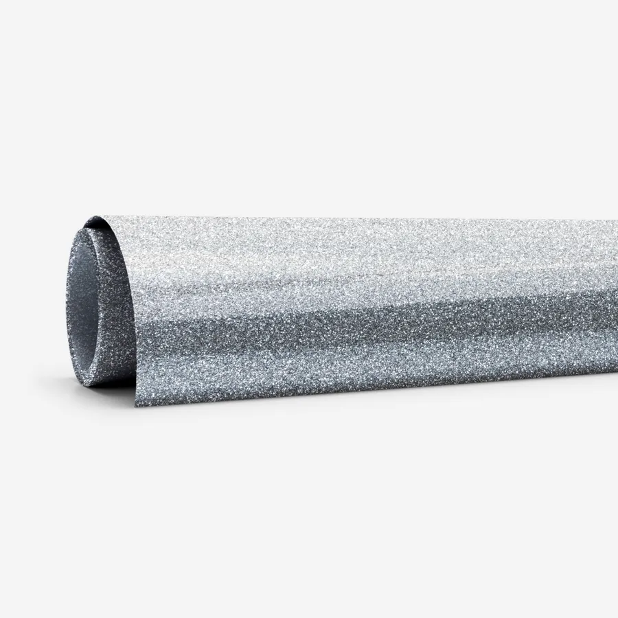 Cricut Joy Xtra Smart Iron-On Prismatic Glitter Silver 48cm