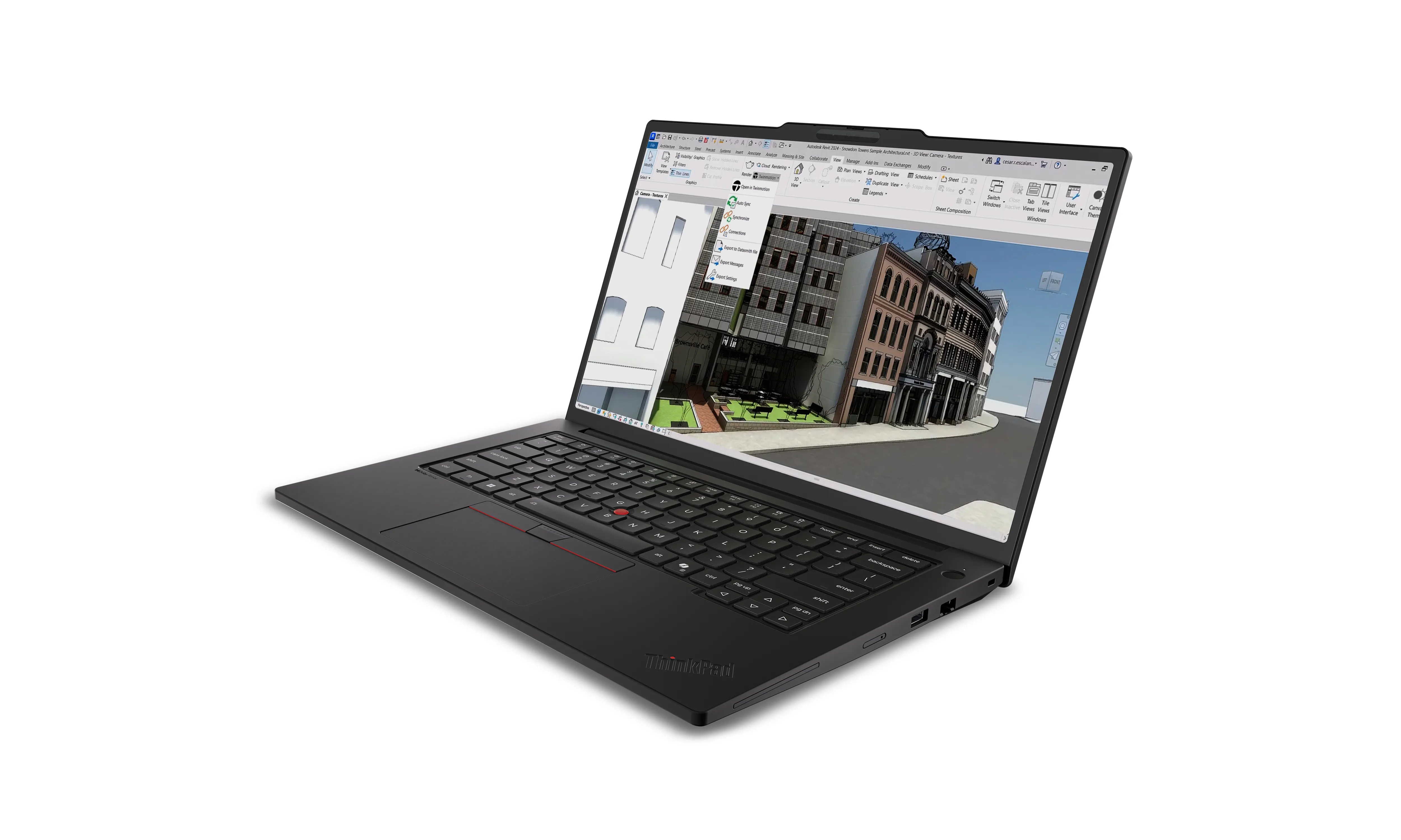 Lenovo ThinkPad P14s Gen 7 14.5" Ultra 7 356H, 32 GB, 1 TB, RTX PRO 500 6 GB, Win 11 Pro - b&auml;rbar dator, svart