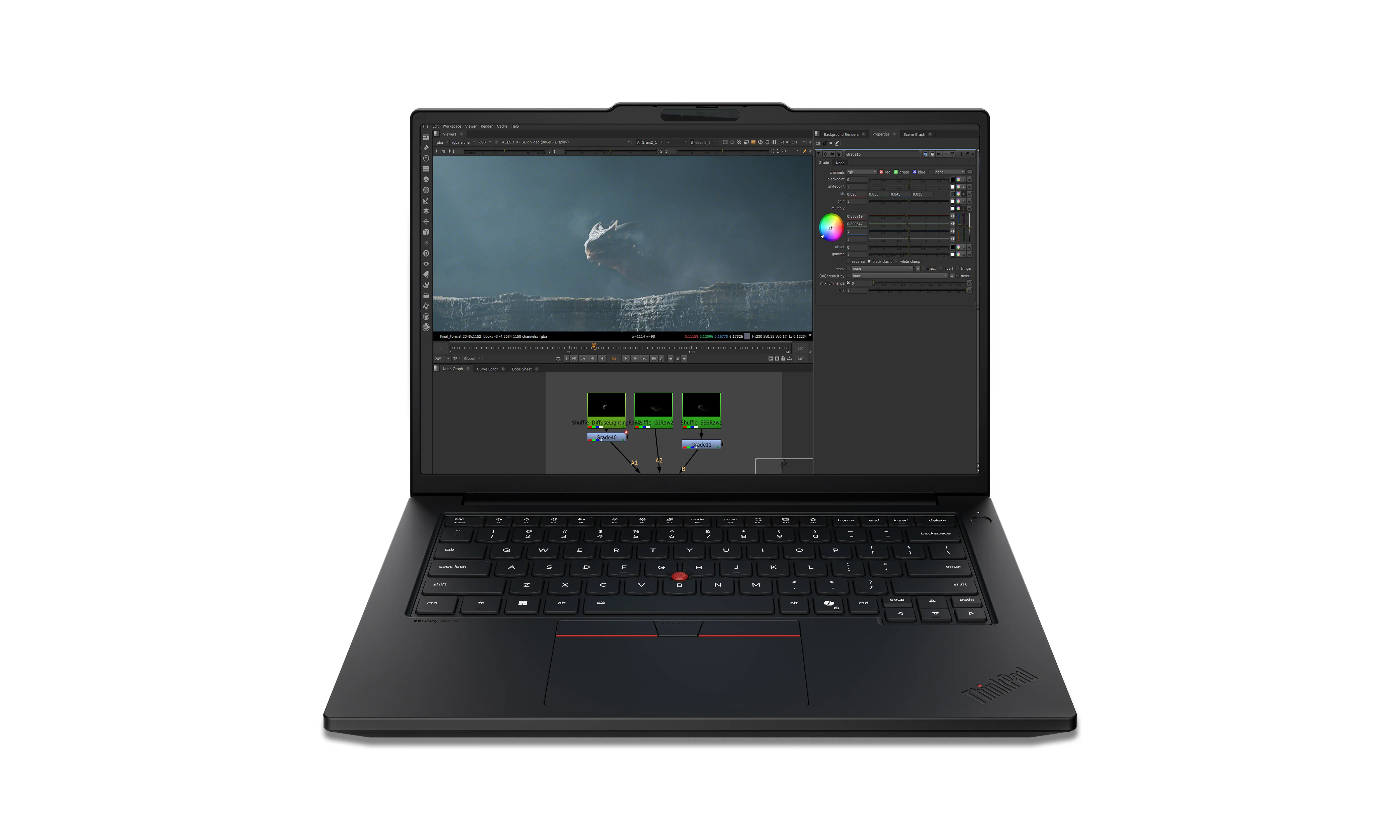 Lenovo ThinkPad P14s Gen 7 14.5" Ultra 7 356H, 32 GB, 1 TB, RTX PRO 500 6 GB, Win 11 Pro - b&auml;rbar dator, svart