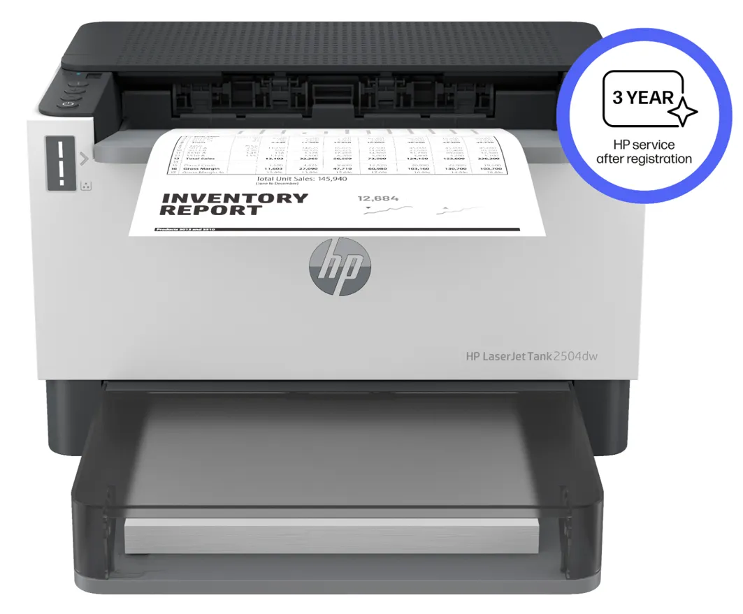 HP LaserJet Tank 2504dw Printer Europe - Multilingual Localization