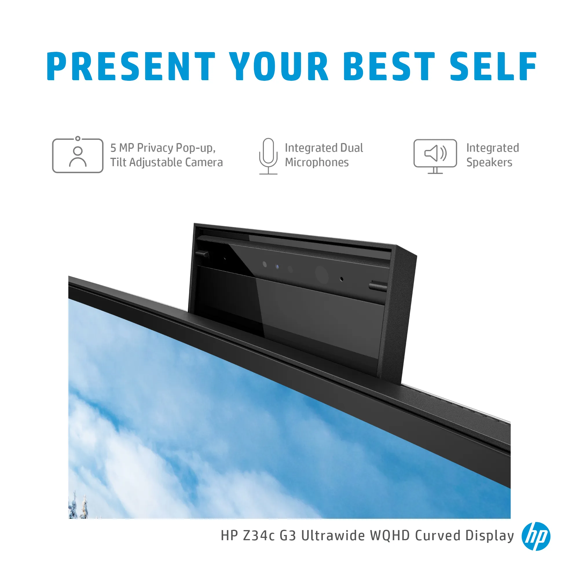 HP 34" Z34c G3 UWQHD, VA - curved monitor