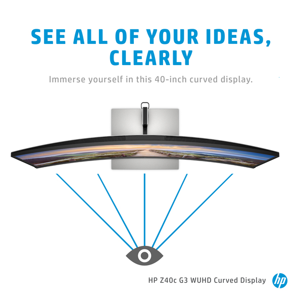 HP 40" Z40c G3 Conferencing, 5120x2160px, IPS - curved monitor