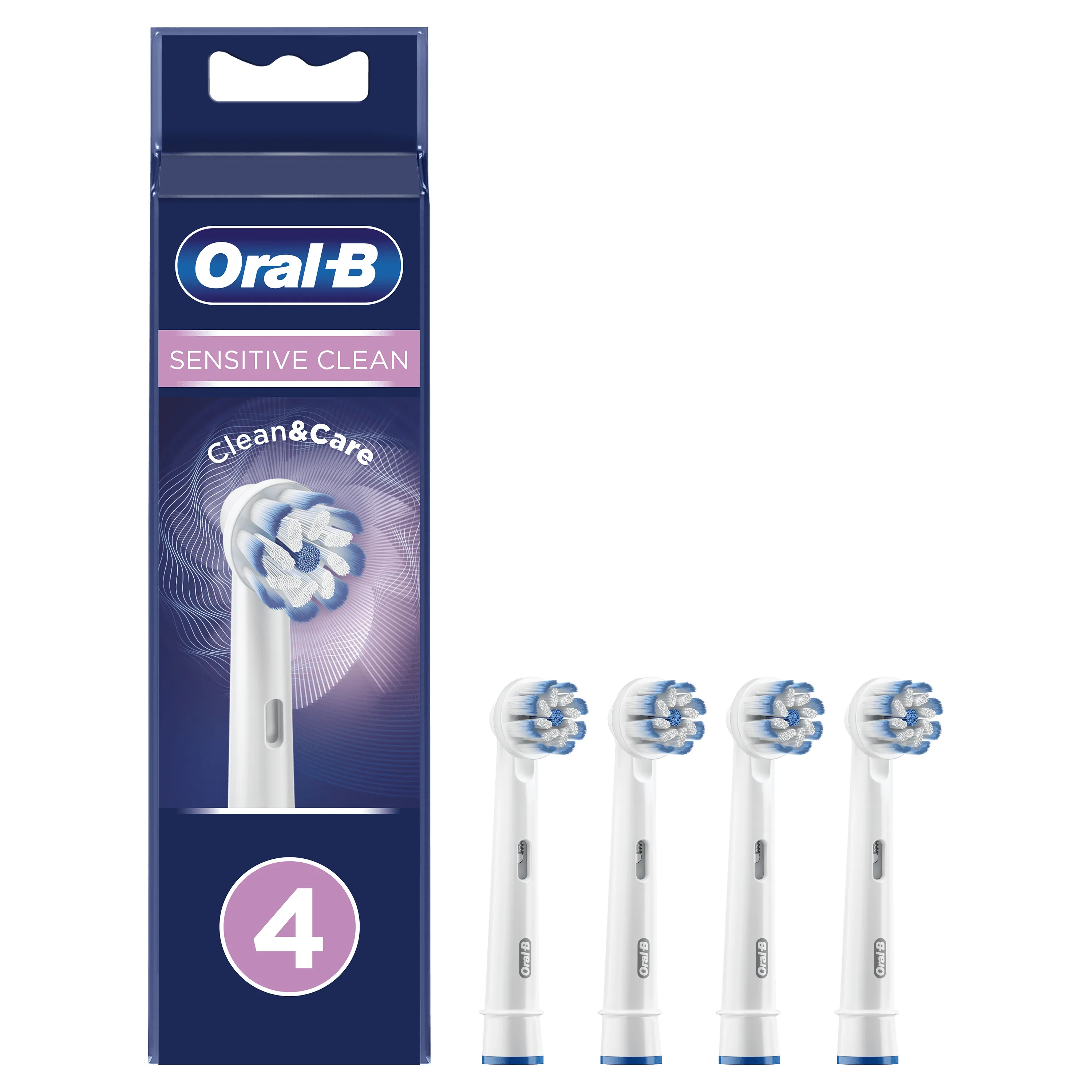 Oral-B Sensitive Clean & Care -vaihtoharjat, 4 kpl