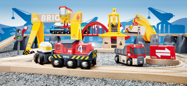 Brio Cargo Railway Deluxe Set 33097, 54pcs