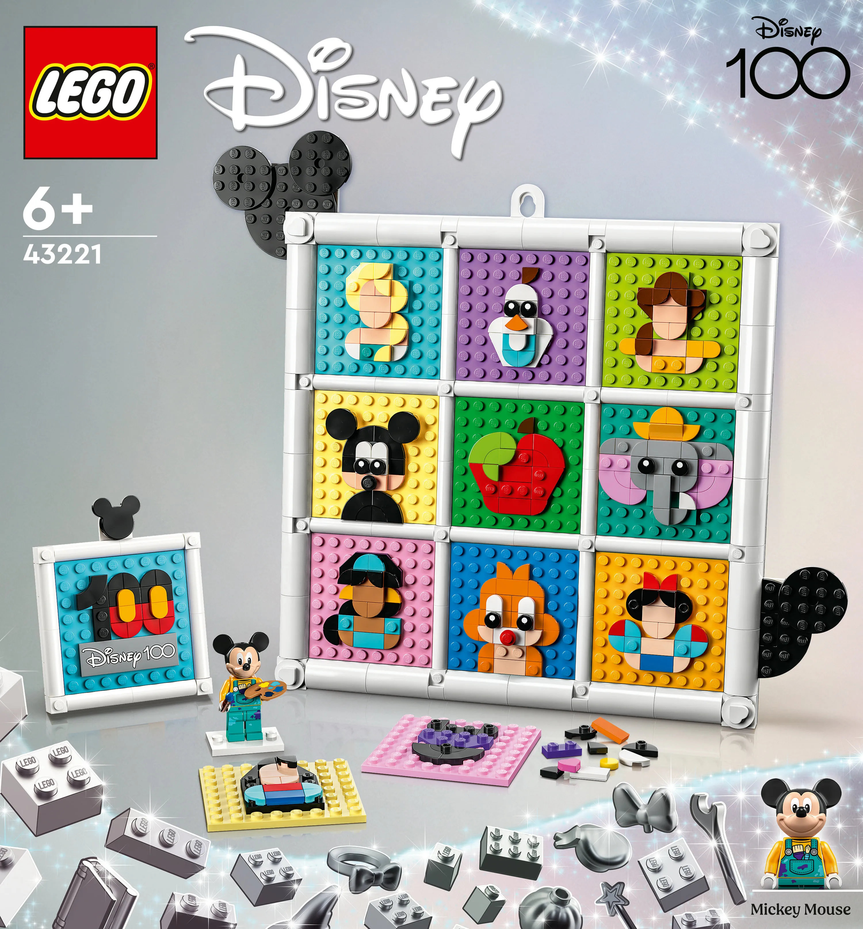 LEGO Disney 100 Years of Disney Animation Icons 43221