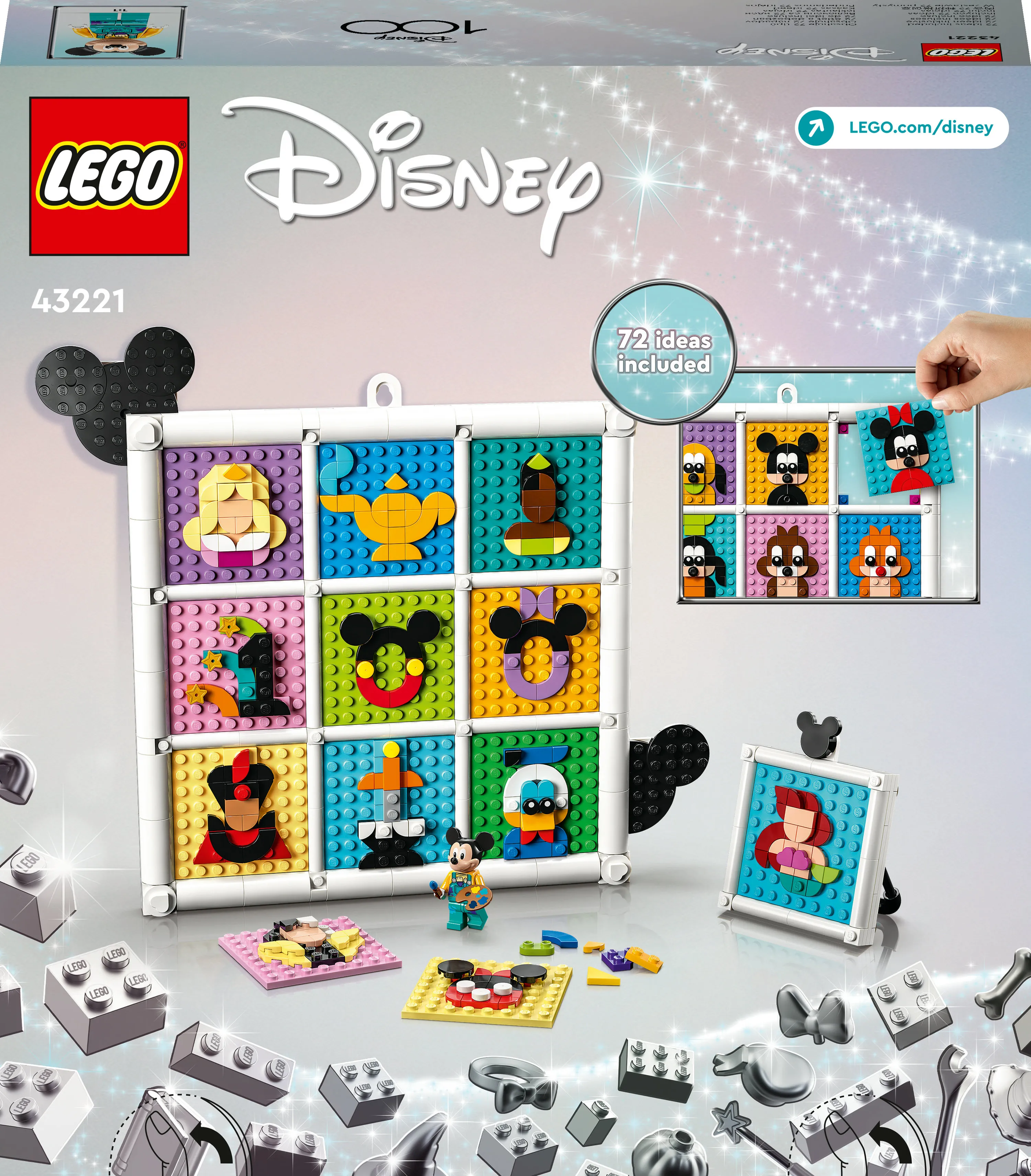LEGO Disney 100 Years of Disney Animation Icons 43221
