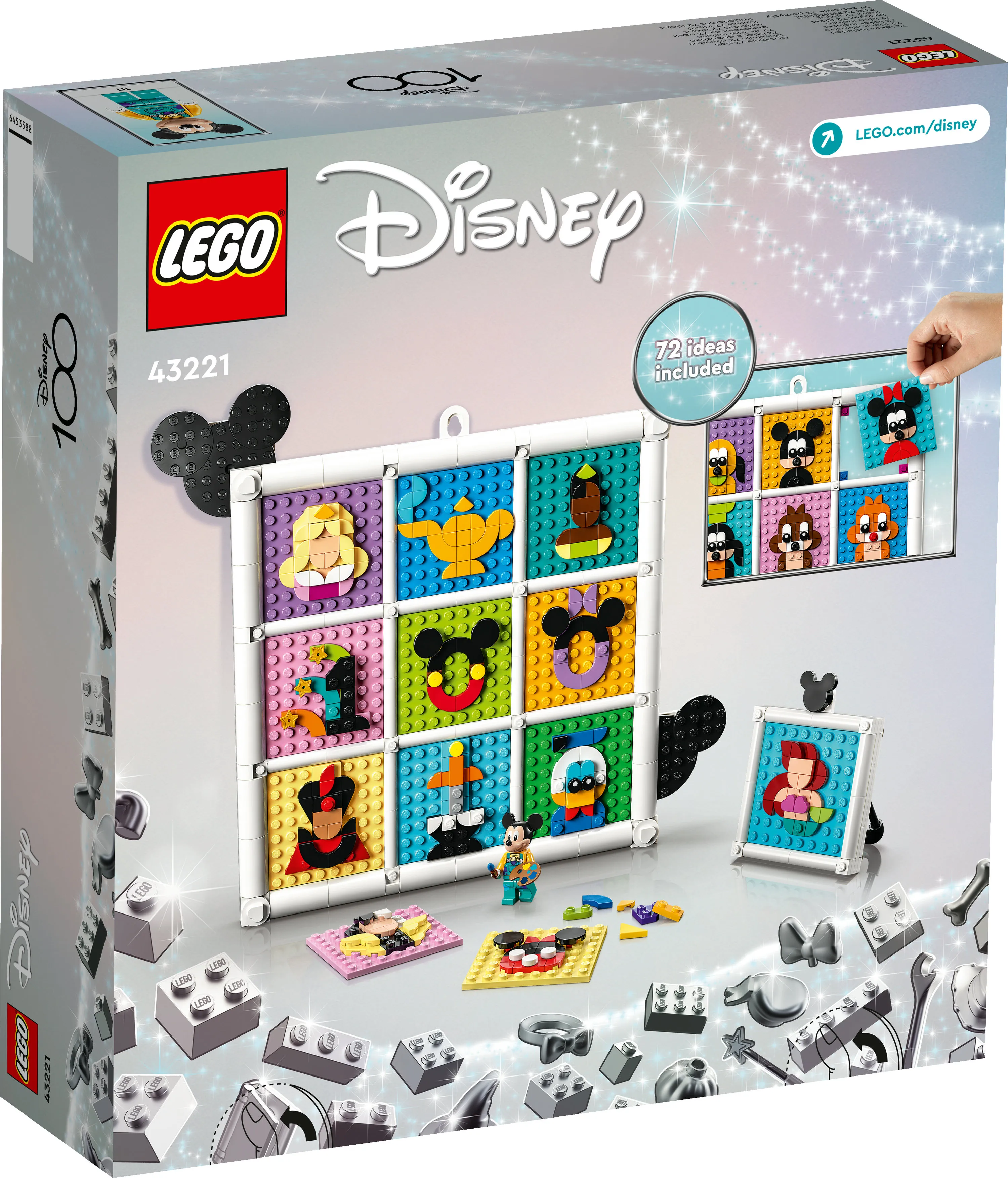 LEGO Disney 100 Years of Disney Animation Icons 43221