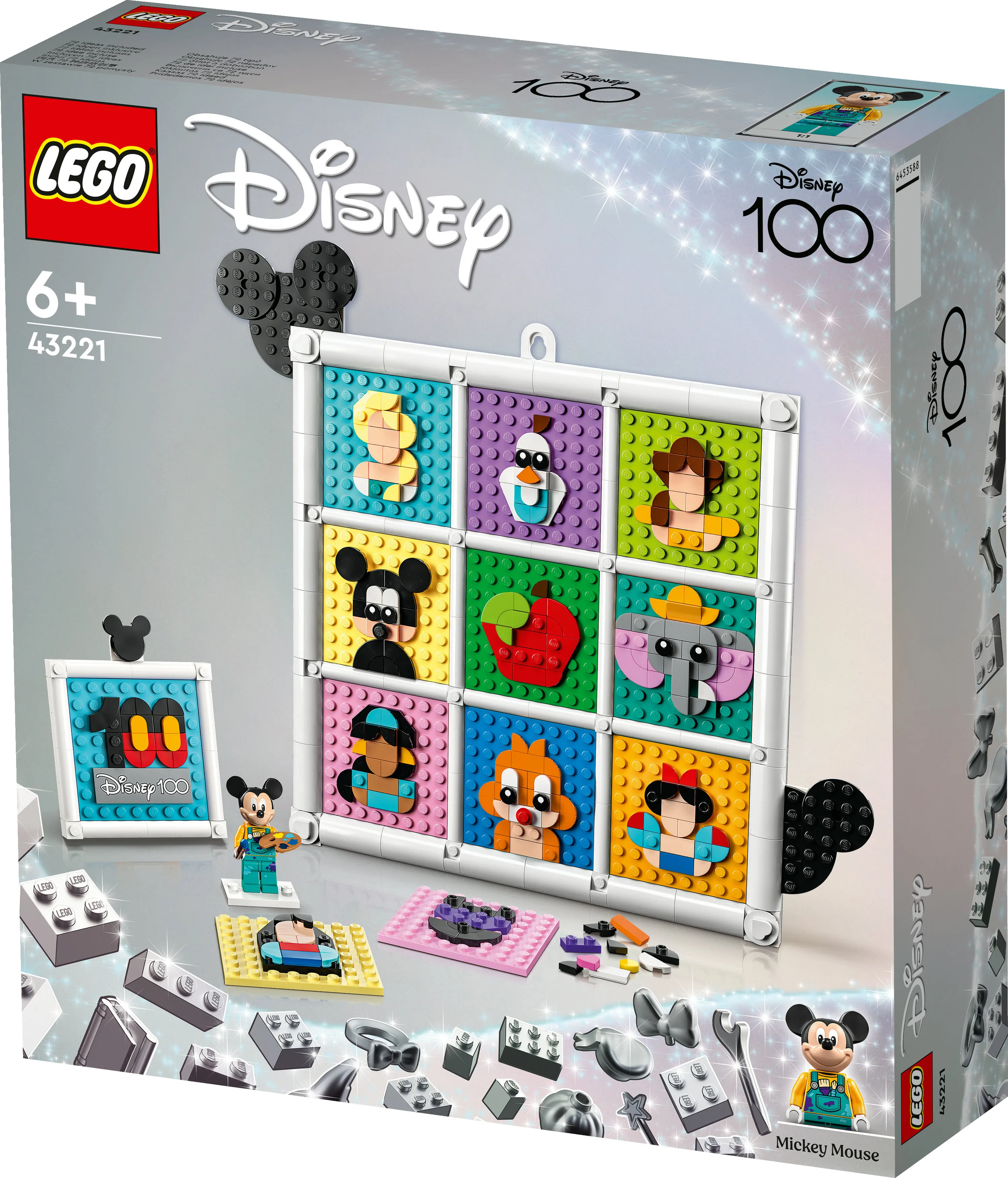 LEGO Disney 100 Years of Disney Animation Icons 43221