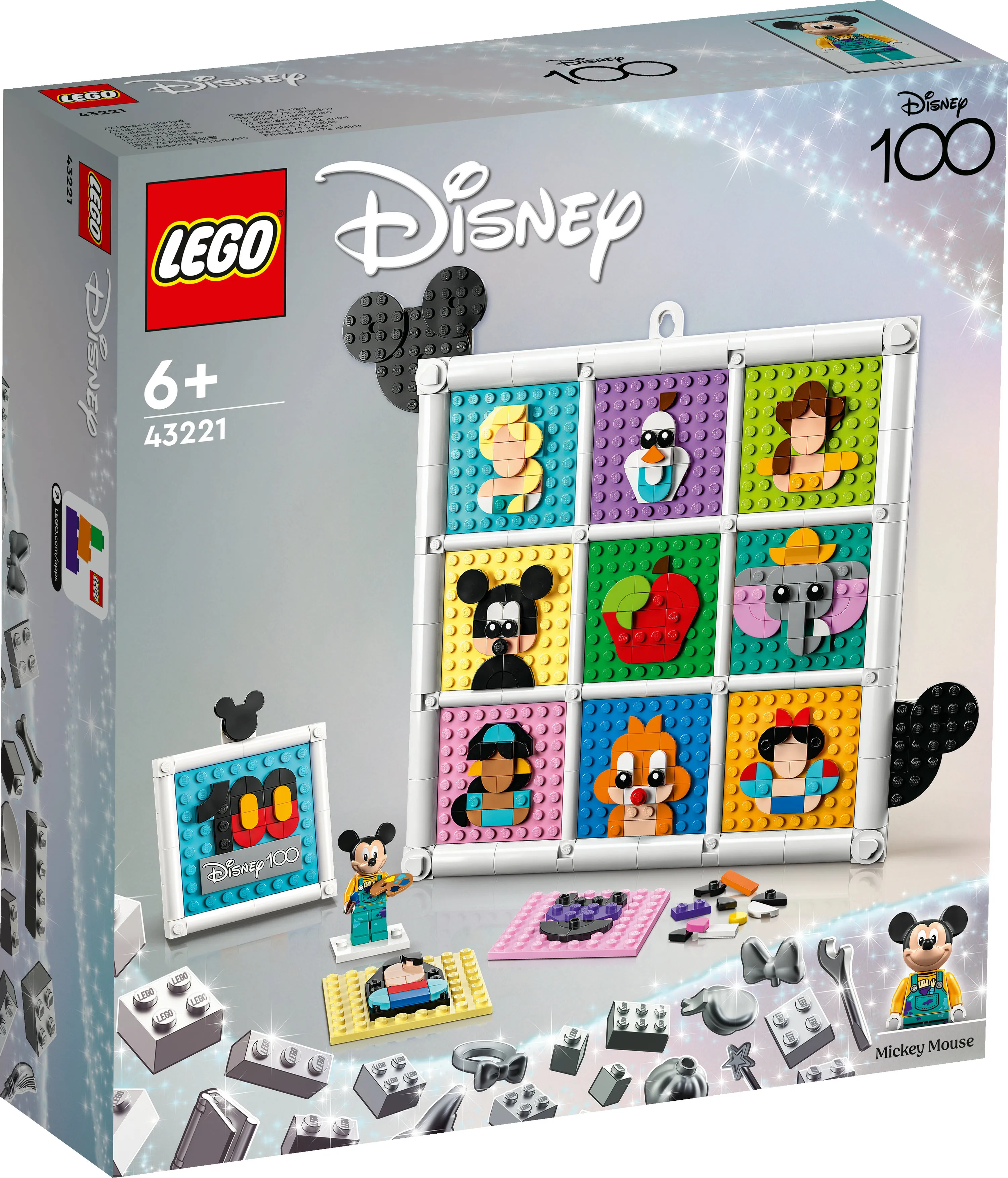 LEGO Disney 100 Years of Disney Animation Icons 43221