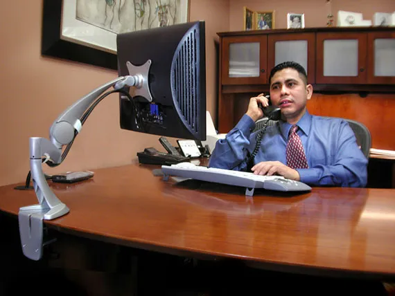 Ergotron monitorarm för LCD/TFT-monitor, silver Ergotron monitorarm för LCD/TFT-monitor, silver