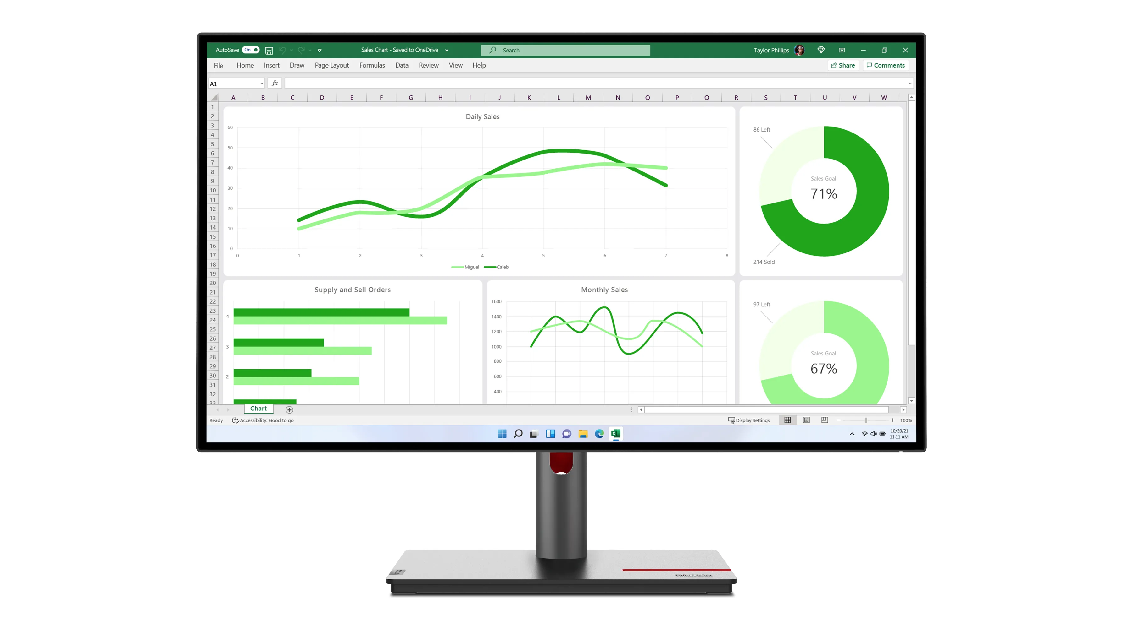 Lenovo 27" ThinkVision P27q-30 QHD, IPS - monitor