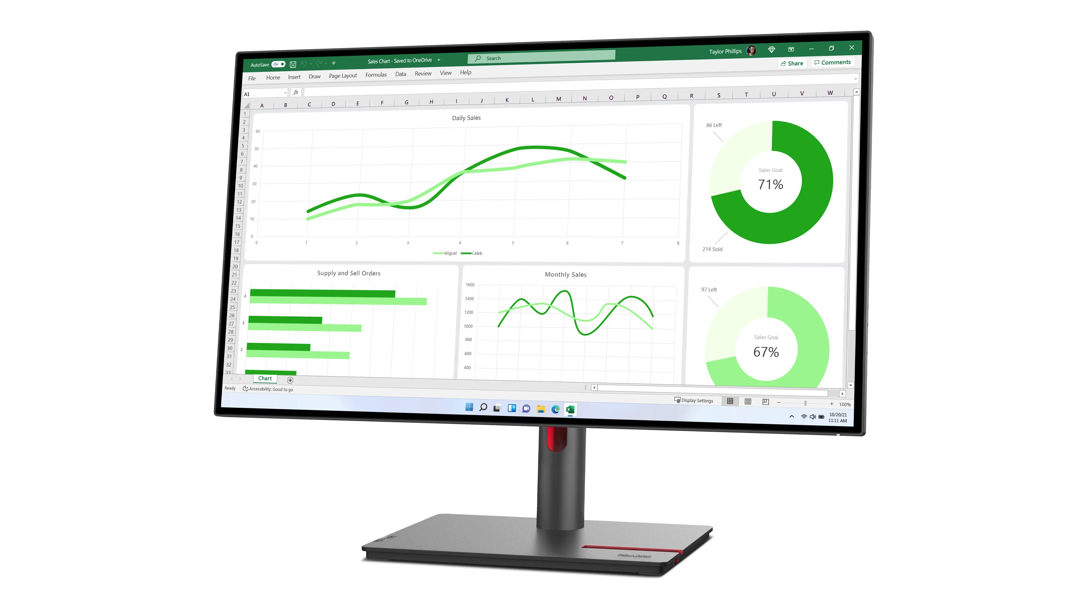 Lenovo 27&quot; ThinkVision P27q-30 QHD, IPS - monitor