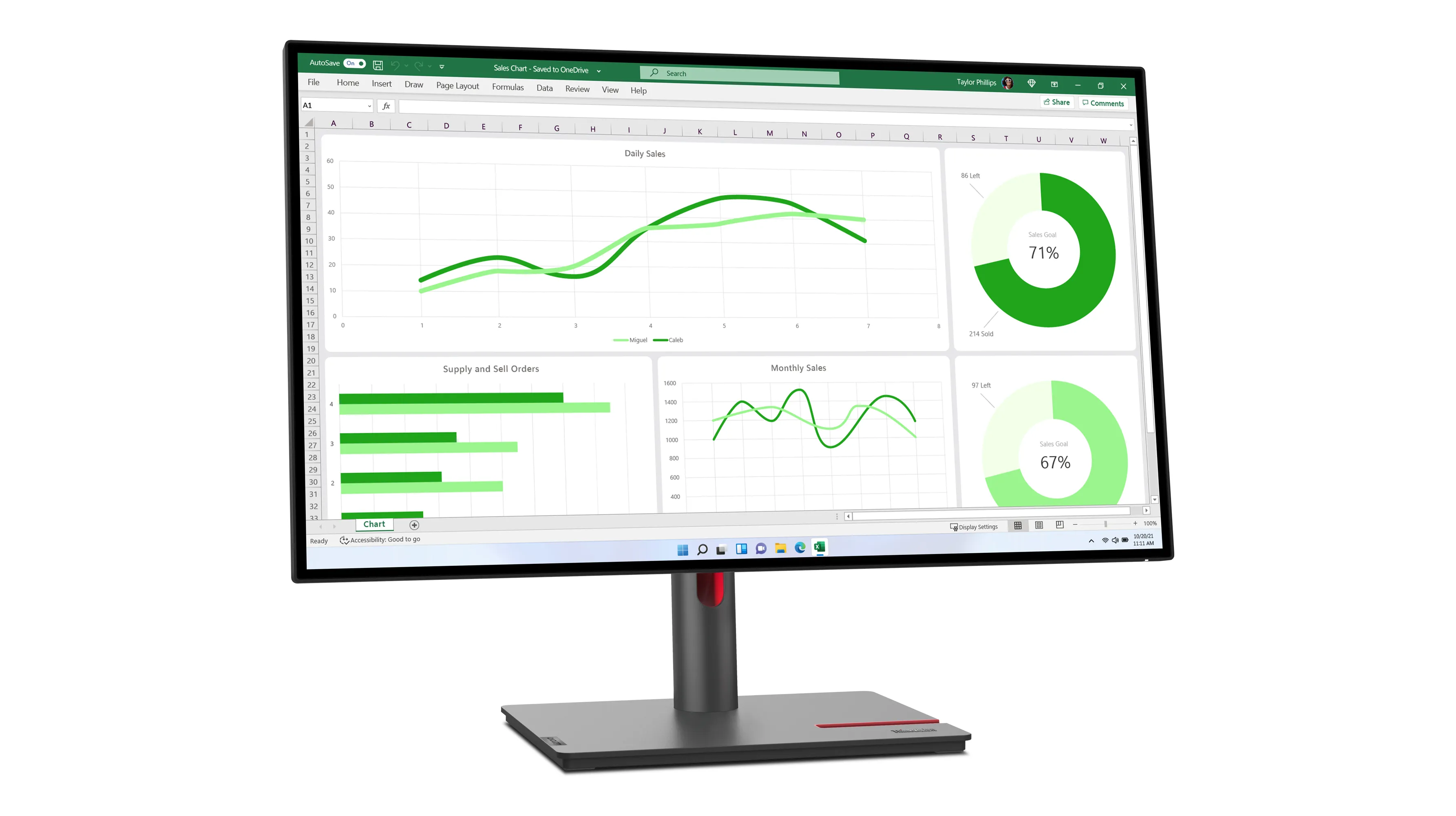 Lenovo 27&quot; ThinkVision P27q-30 QHD, IPS - monitor