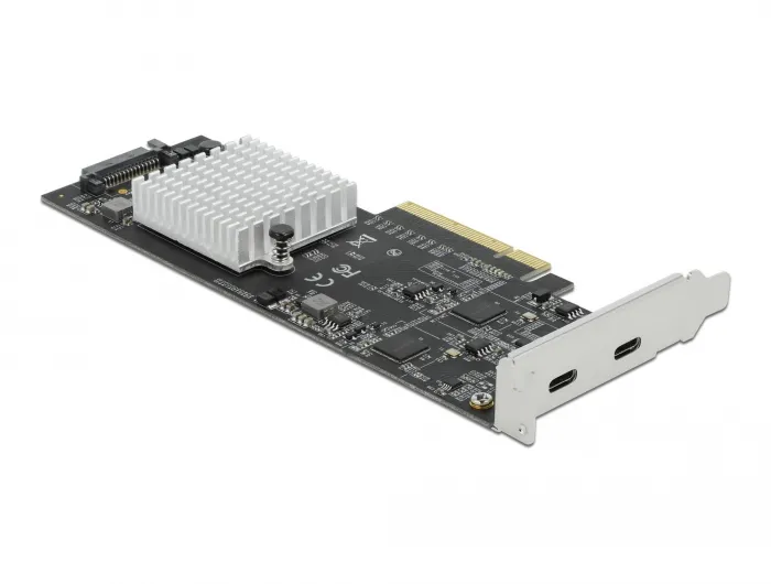 Delock PCI Express x8 Card to 2 x external SuperSpeed USB 20 Gbps (USB