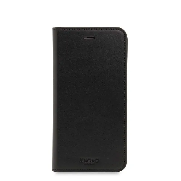 Knomo Premium Folio iPhone 7/6S/6 Plus, Musta