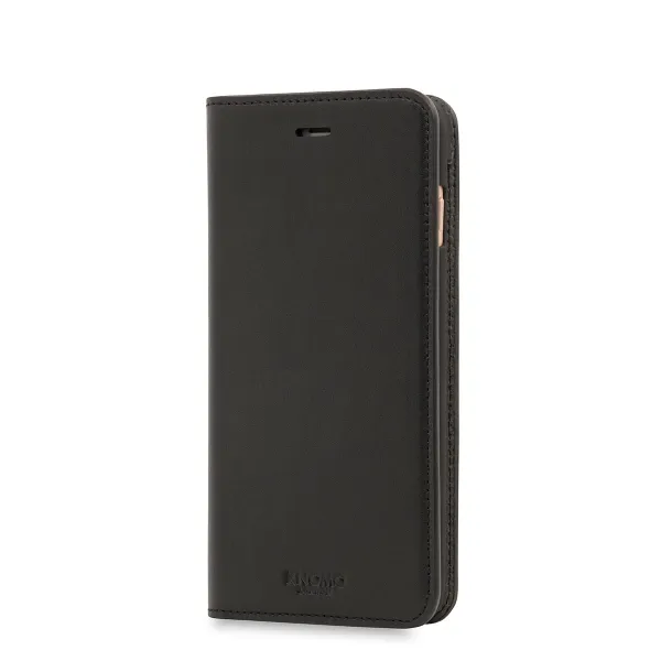 Knomo Premium Folio iPhone 7/6S/6 Plus, Musta