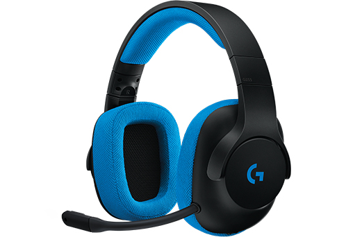 Logitech G233 - Gaming Headset, Black/Blue