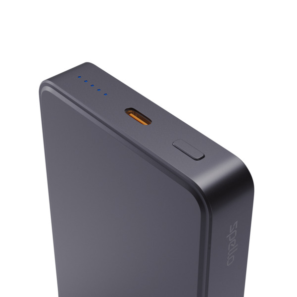 Epico Spello ForcePack SM71 Aluminium 10000mAh, 20W -varavirtal&auml;hde, T&auml;htiharmaa