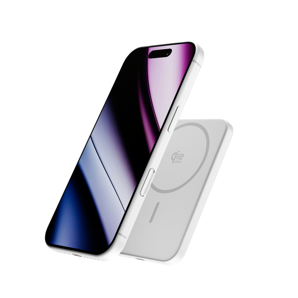 Epico UltraPack Qi2 25W Slim 5000mAh Alu Mag+ Wireless Power Bank EM55 | Silver | MagSafe Compatible