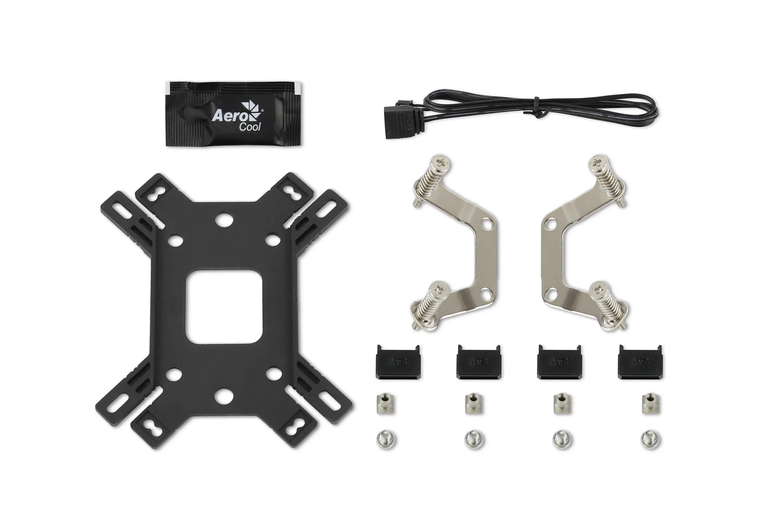 Aerocool Mirage 5, 60 mm ARGB CPU-kylare, svart