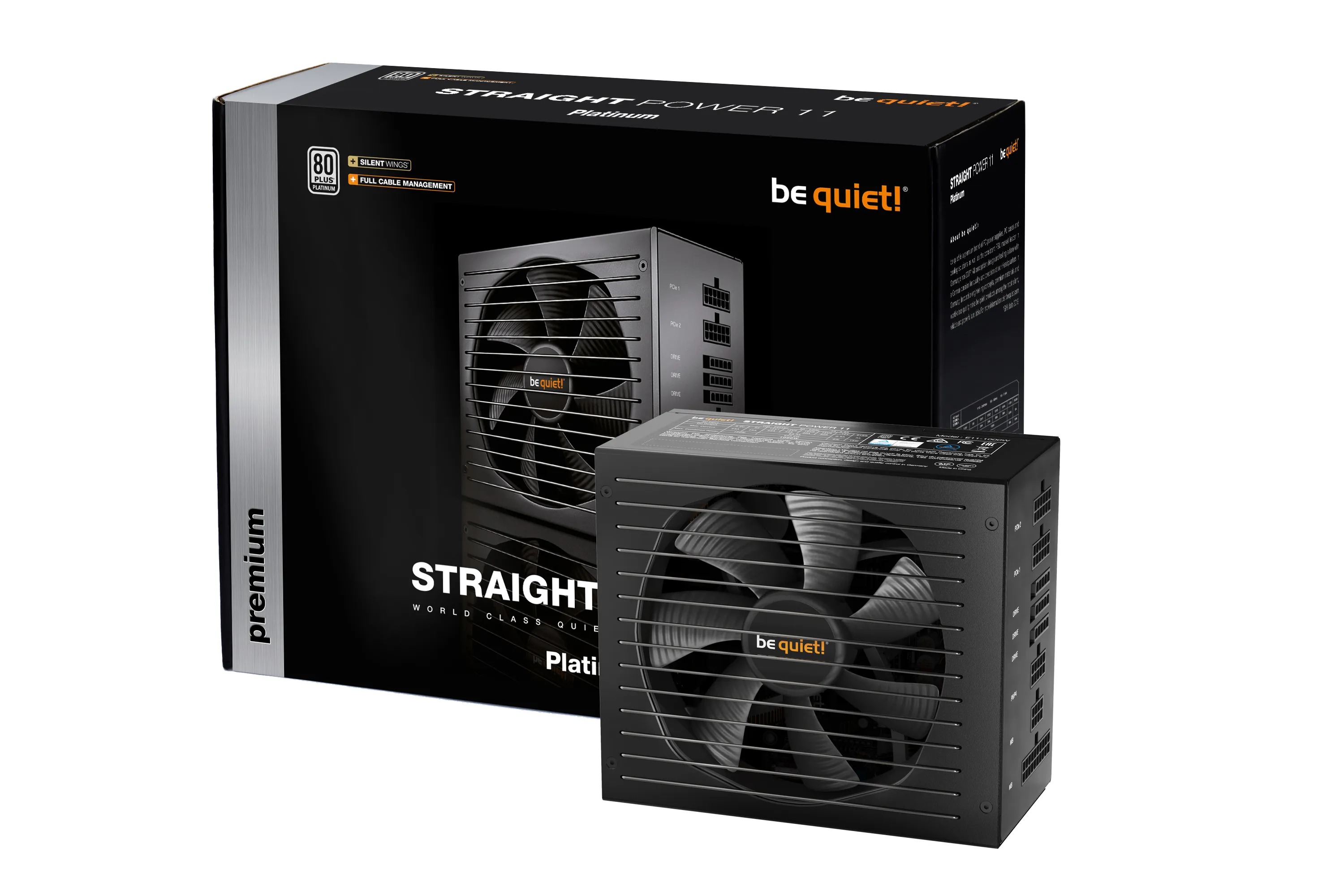 be quiet! Straight Power 11 Platinum 750W - Power supply, 80 Plus Platinum