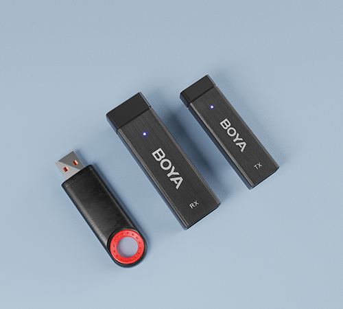 Boya 2.4g four-channel -wireless mikrophone