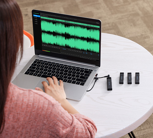 Boya 2.4g four-channel -wireless mikrophone