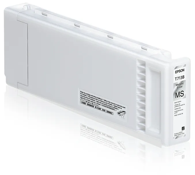 Epson UltraChrome GSX T713B00 -mustekasetti, 350 ml, hopea