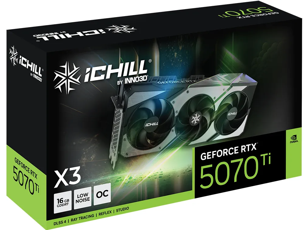 Inno3D GeForce RTX 5070 Ti iChill X3 16GB - graphics card