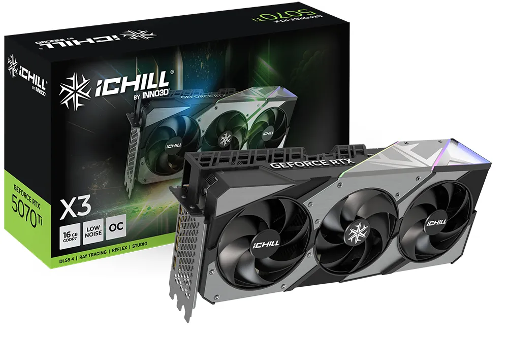 Inno3D GeForce RTX 5070 Ti iChill X3 16GB - graphics card