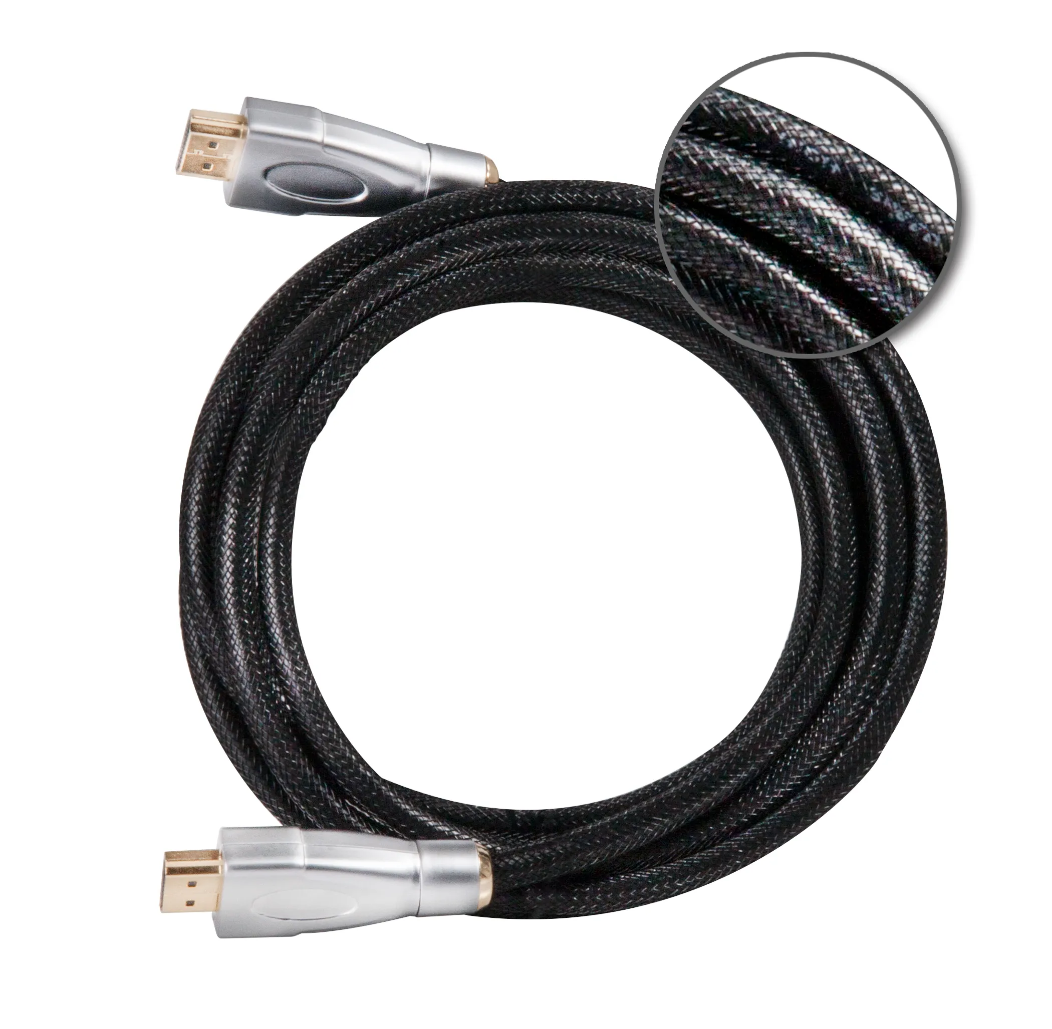 Club 3D HDMI &ndash; HDMI 2.0 2.0 - kabel, 3 m, Svart/Silver