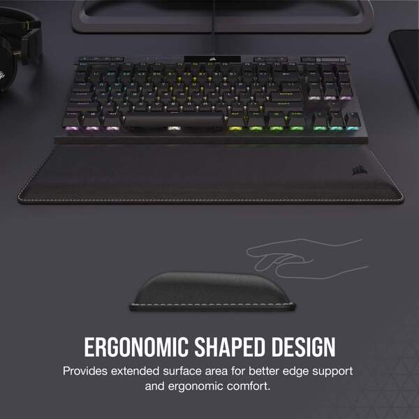 CORSAIR Cushioned Dual-Layer Palm Rest -Tenkeyless