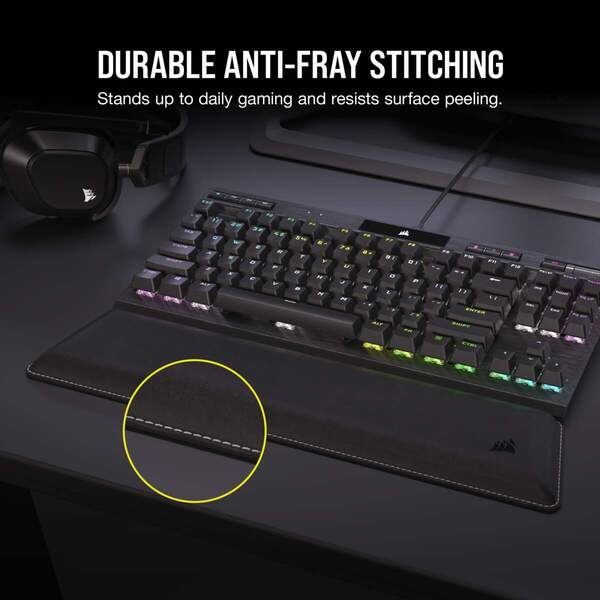 CORSAIR Cushioned Dual-Layer Palm Rest -Tenkeyless
