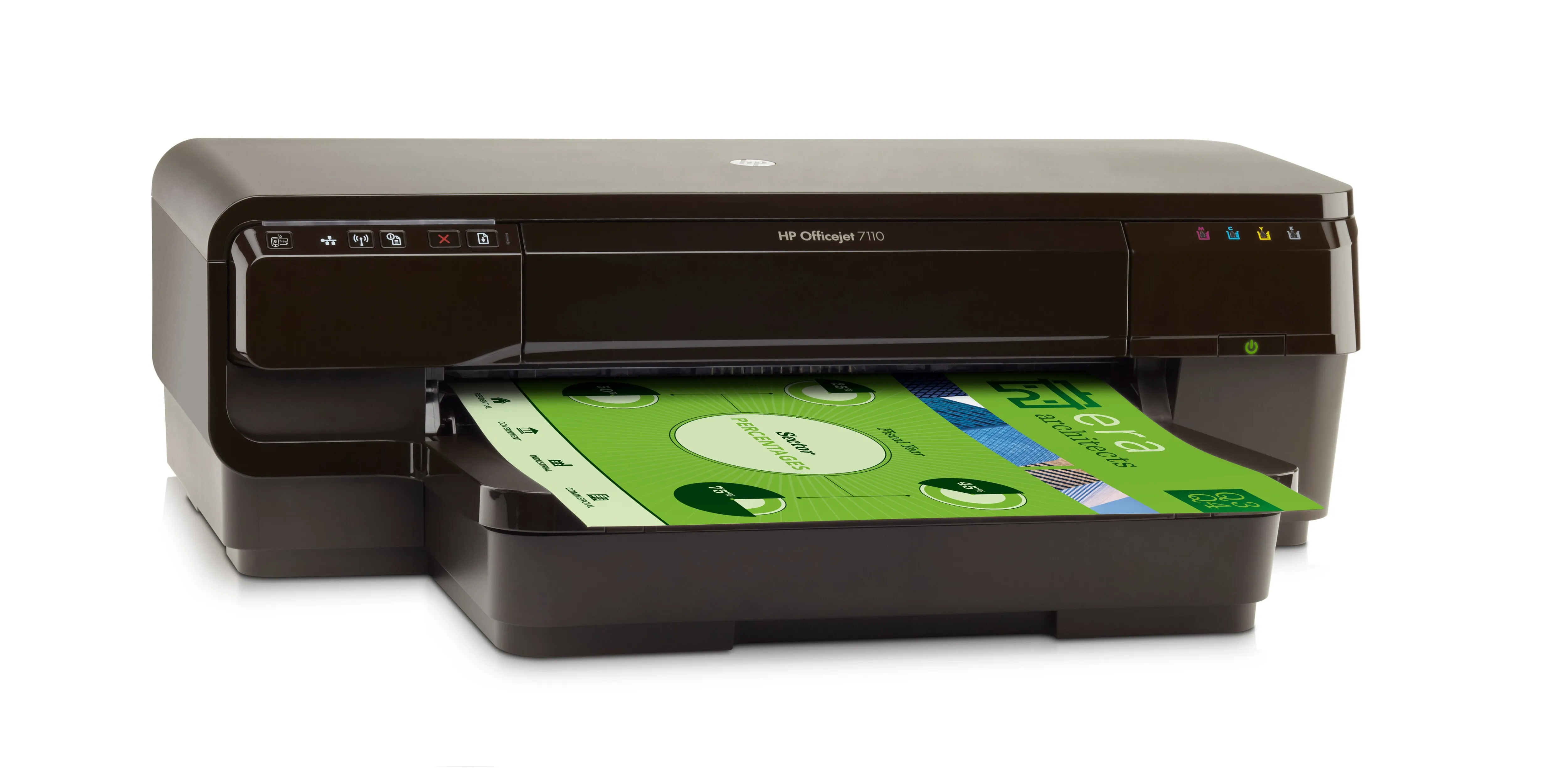 HP Officejet 7110 Wide Format ePrinter A3 -v&auml;rimustesuihkutulostin