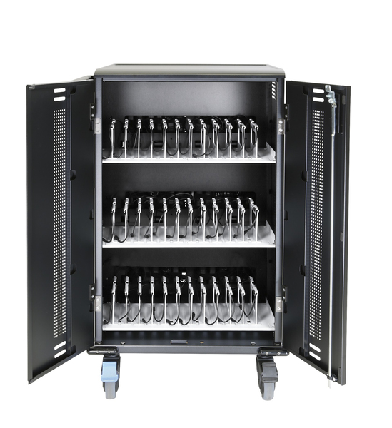 Dell Compact USB-C Charging Cart - 36 Devices (Prewired for USB-C laptops)