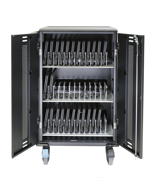 Dell Compact USB-C Charging Cart - 36 Devices (Prewired for USB-C laptops)