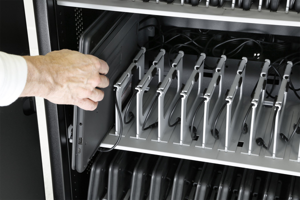 Dell Compact USB-C Charging Cart - 36 Devices (Prewired for USB-C laptops)