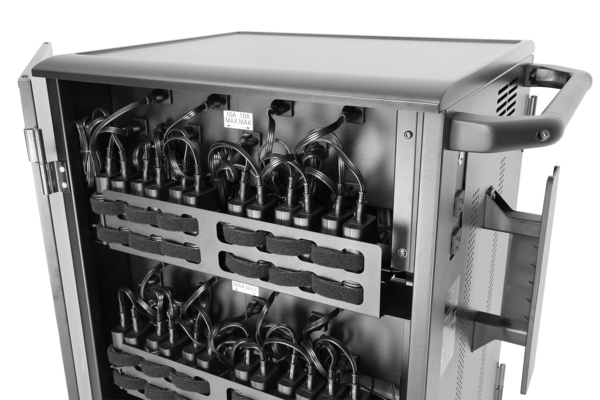Dell Compact USB-C Charging Cart - 36 Devices (Prewired for USB-C laptops)