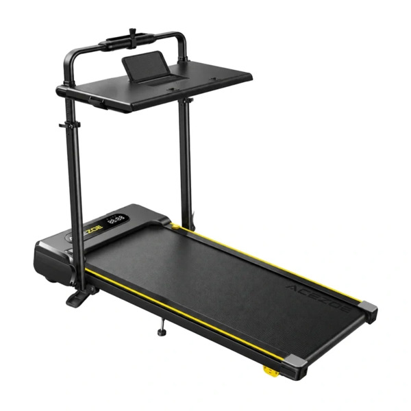 ACEZOE P20 Foldable Electric Treadmill, Black and Yellow