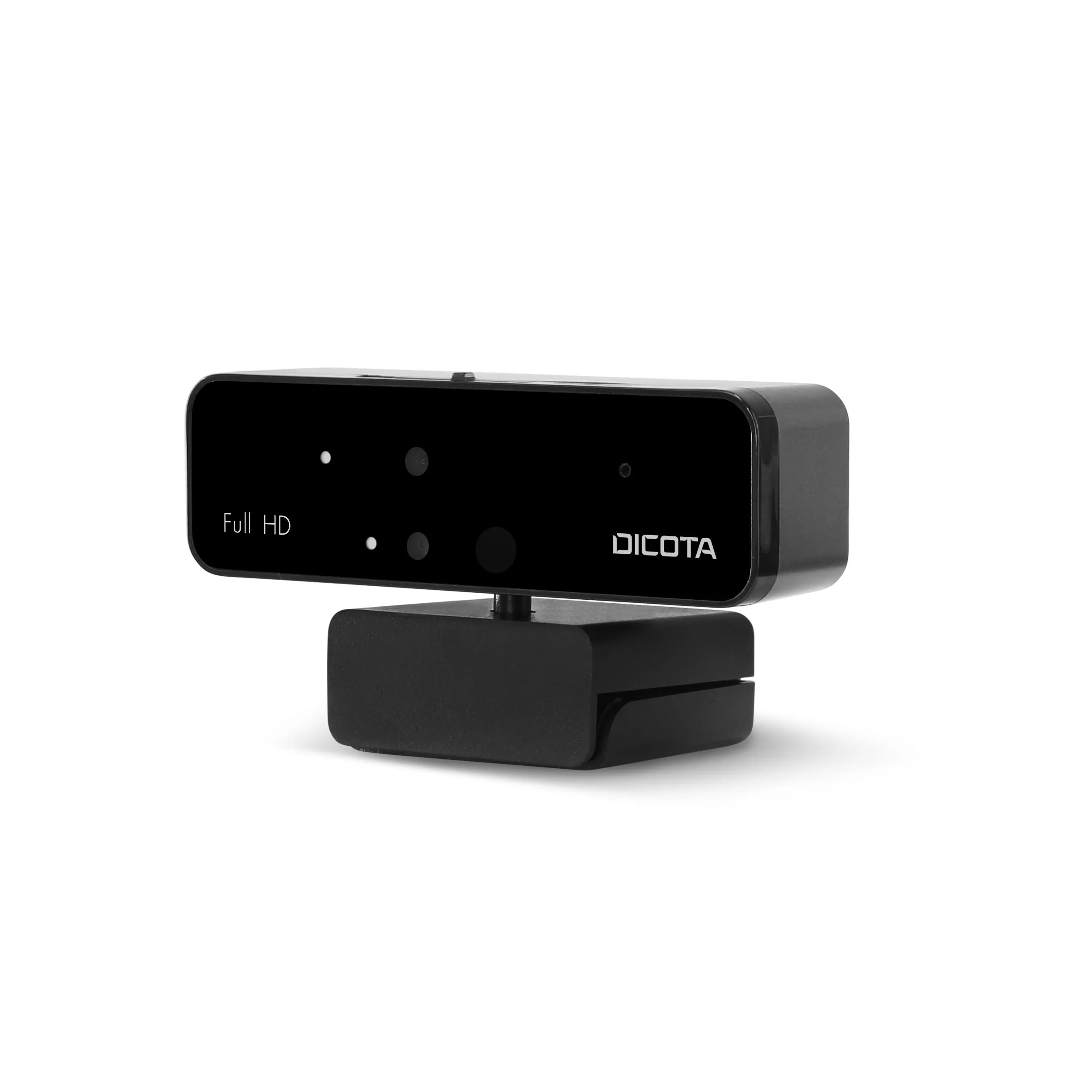 DICOTA PRO Face Recognition Full HD 1080p Webcam, Black