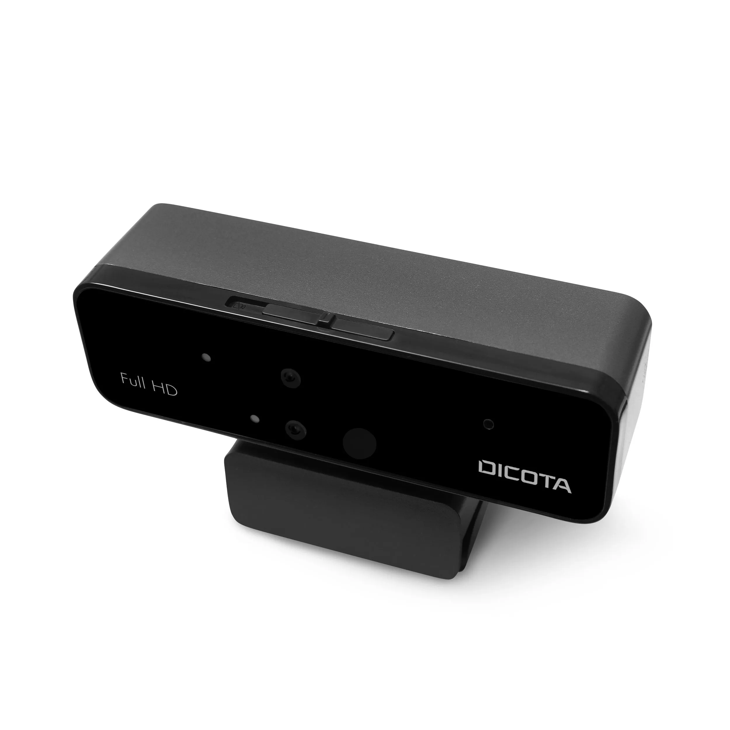 DICOTA PRO Face Recognition Full HD 1080p Webcam, Black