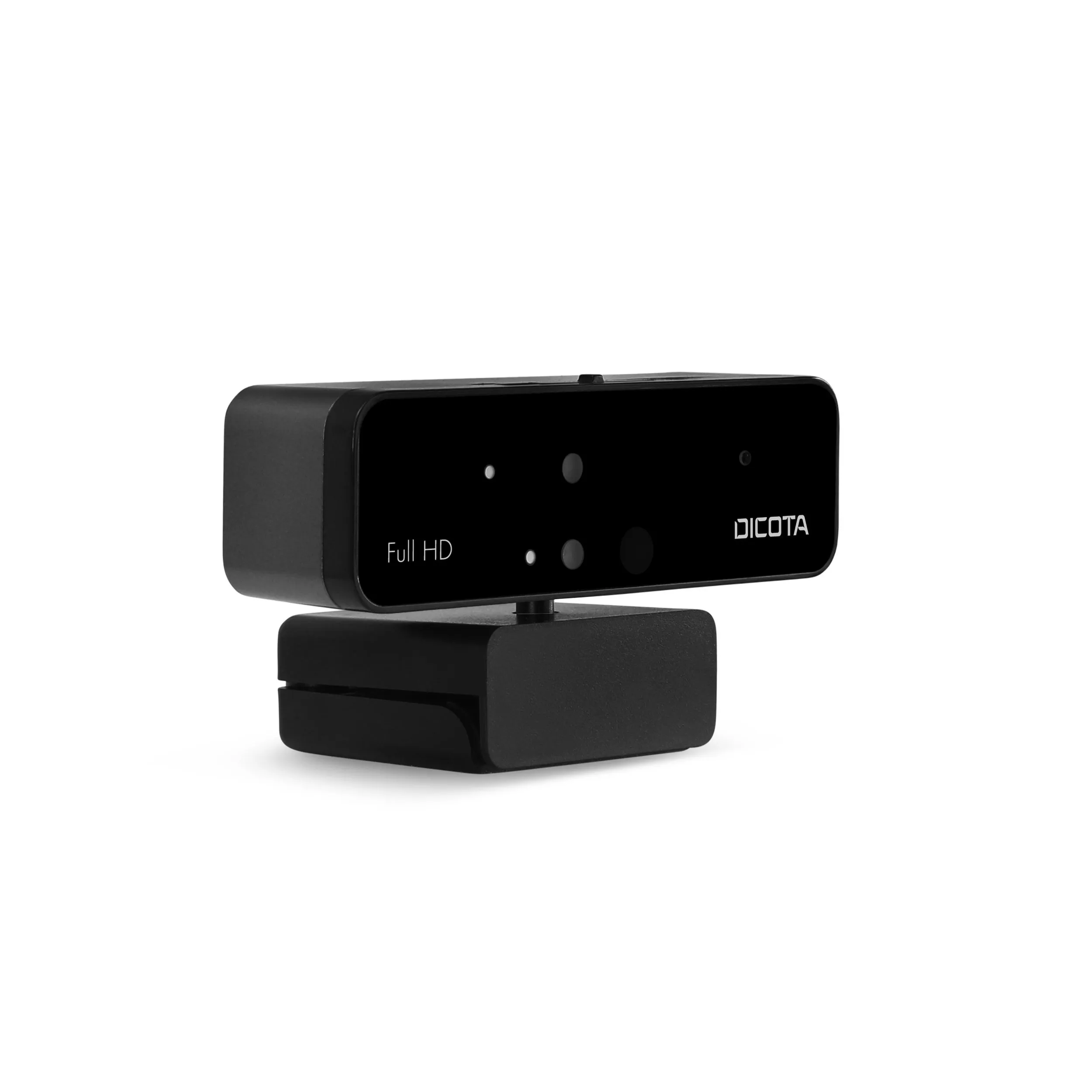 DICOTA PRO Face Recognition Full HD 1080p Webcam, Black