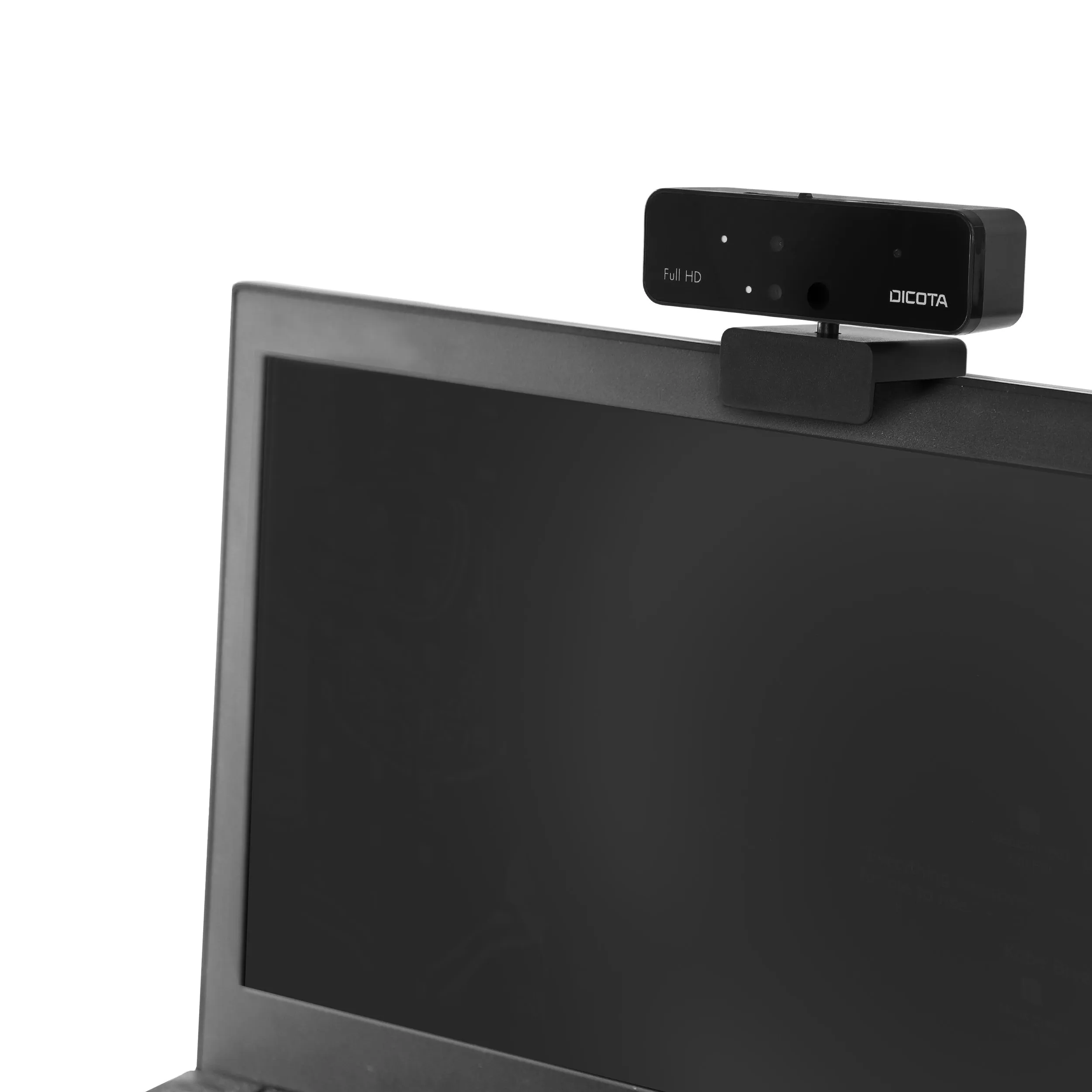 DICOTA PRO Face Recognition Full HD 1080p Webcam, Black