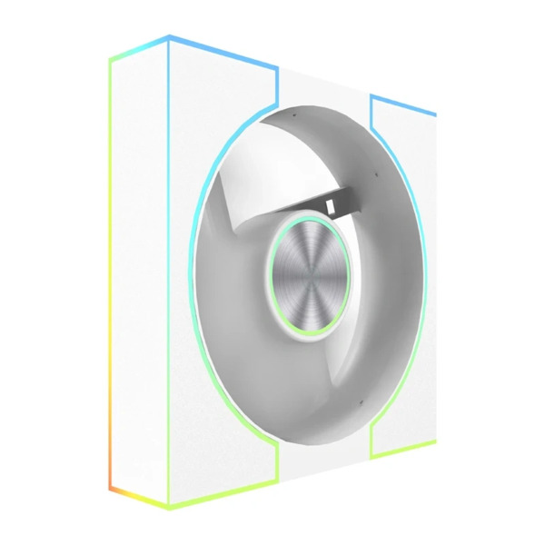 DARKFLASH DM8 LINE White 120 mm Addressable Red Green Blue Pulse Width Modulation Case Fan