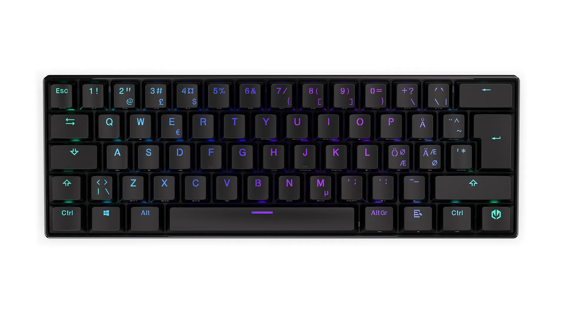 Endorfy Thock Compact Kailh Red - wireless gaming keyboard, black