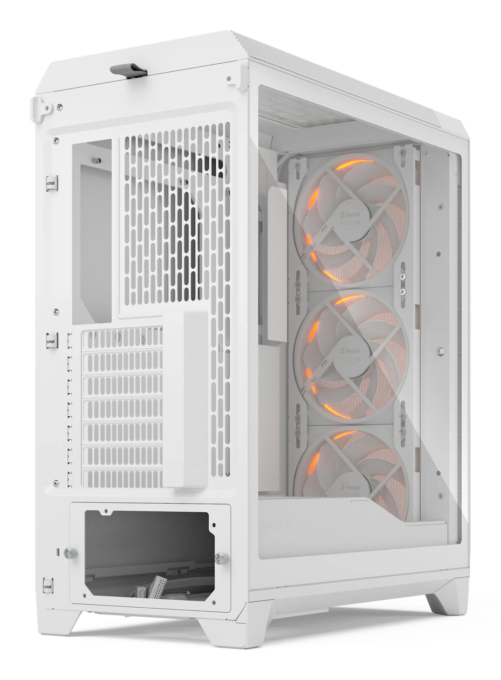 Fractal Design Meshify 3 White RGB TG Clear Tint - midi tower, White