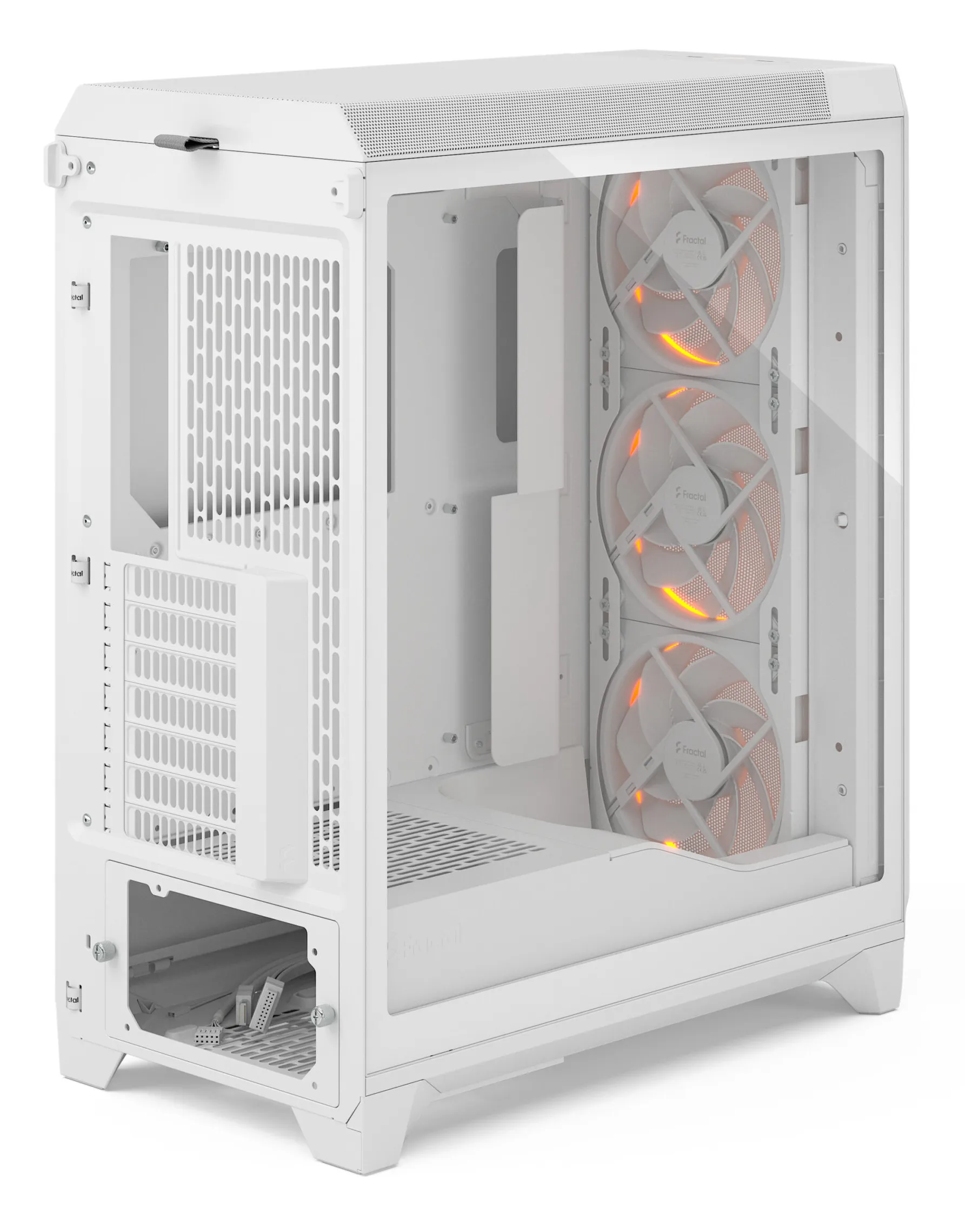 Fractal Design Meshify 3 White RGB TG Clear Tint - midi tower, White