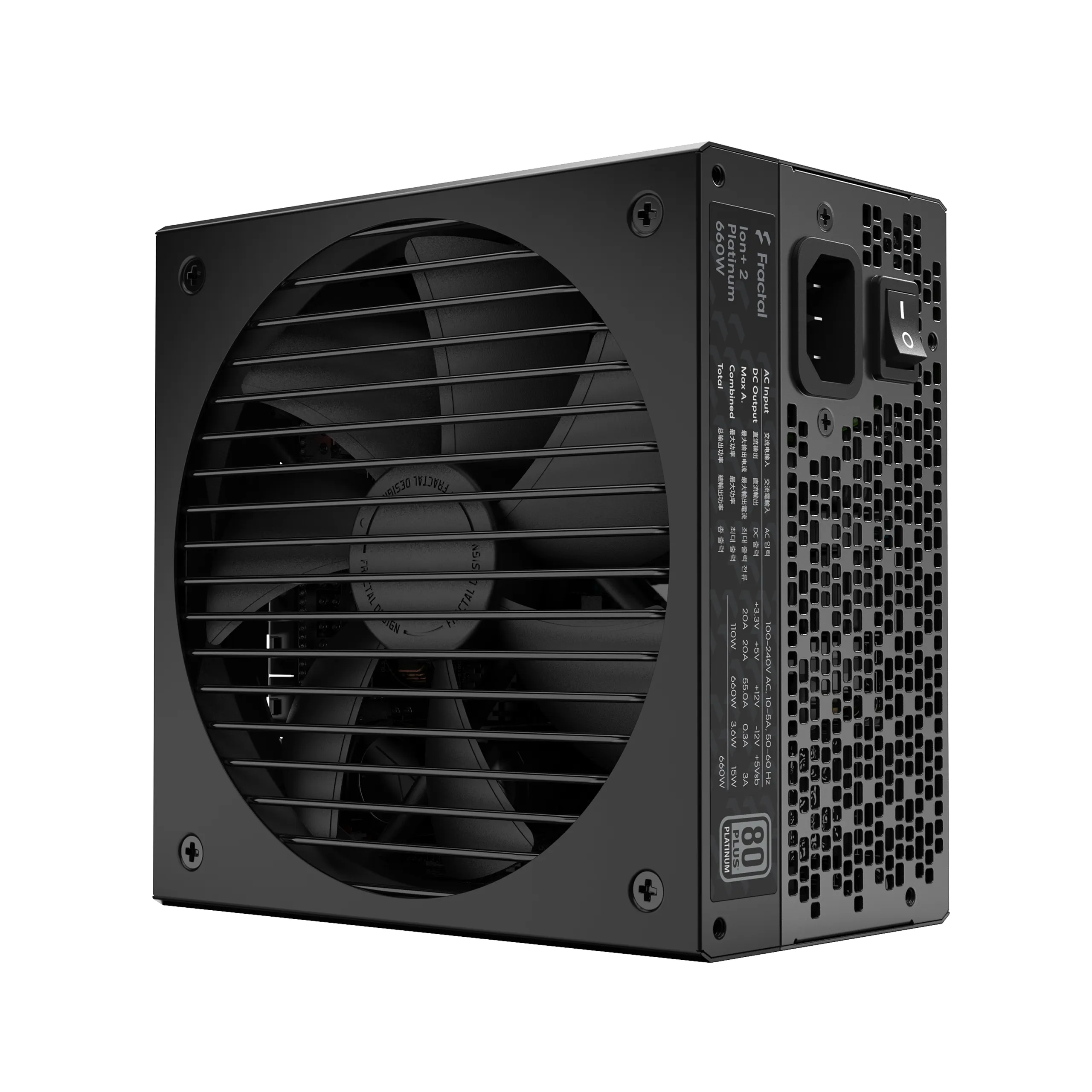 Fractal Design Ion+ 2 660W -virtal&auml;hde, 80 Plus Platinum