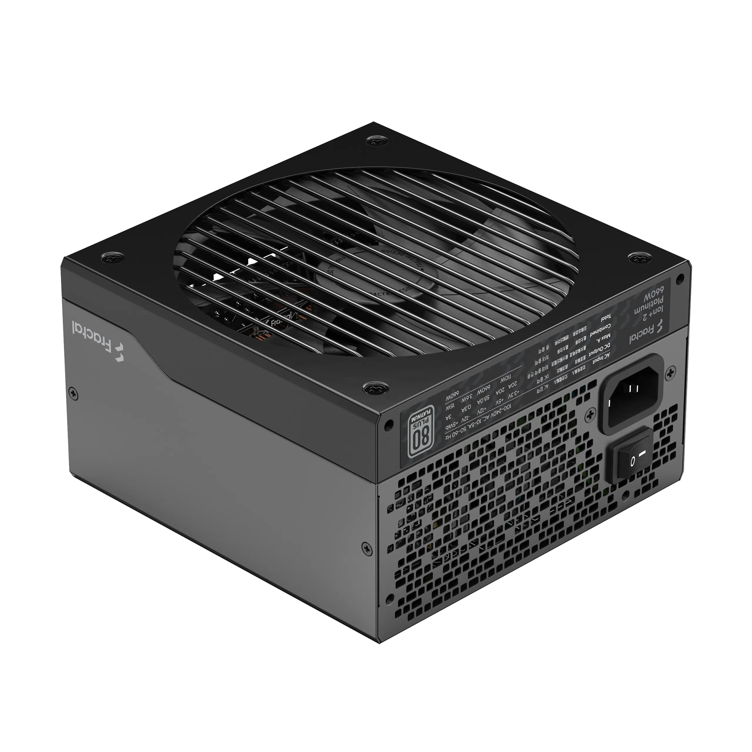 Fractal Design Ion+ 2 660W -virtal&auml;hde, 80 Plus Platinum